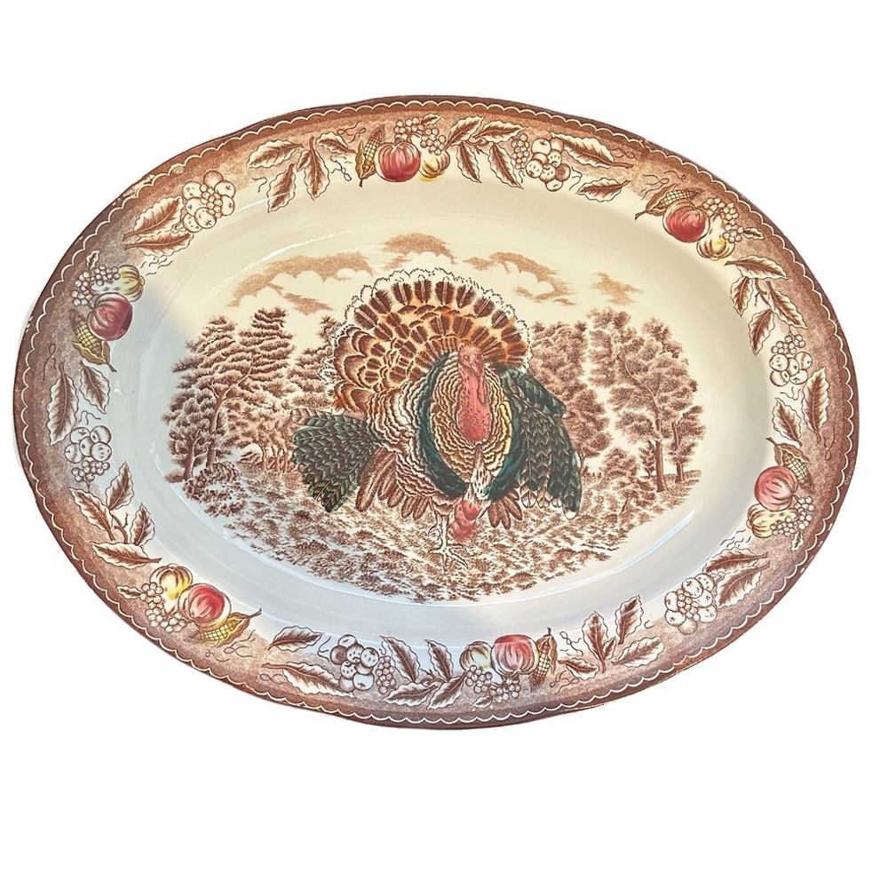 Vintage Turkey Platter